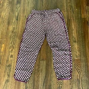 Madewell pants (maroon) ankle length size XS